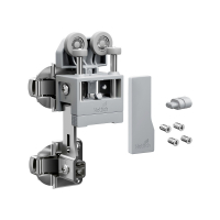 Комплект фурнитуры WingLine L v2.0 для левой двери, 12 кг, без пружины, без нижнего элемента, серый (9339481)