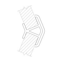 Кут зовнішній для цоколя ПВХ Scilm, 135°, H=120 мм, алюміній браш
