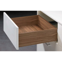 Напрямна Quadro V6 з механізмом Push to open, L-450 мм, повного висування, 18 ДСП ЕВ=23, ліва (9225741)