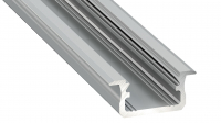 Профиль д/ленты LED врезной (L=4150 мм), серый