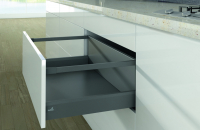 Ящик ArciTech NL500 H250/ 94 с 1 релингом, с Silent System, антрацит (17383)