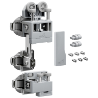 Комплект фурнитуры WingLine L v2.0 для левой двери, 25 кг, без пружины, с нижним элементом, серый (9339357)