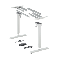 Комплект стола Steelforce Pro 300 slim, с электрорегулировкой высоты, белый (9309794) Hettich