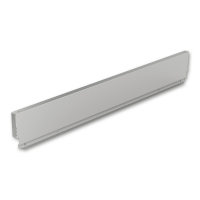 ArciTech задняя стенка серебро 126/600 сталь (9121440)