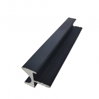 Врезной профиль-ручка UKW 4 18мм L=5м черная фактура, Elite