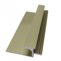 Врізний профіль-ручка PR-8, 18 мм, L=5 м, золото матове, Elite