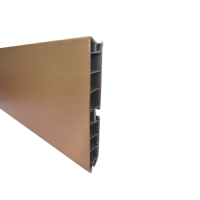 Цоколь пластиковий Scilm H=150 мм, L=4000 мм, мідь браш