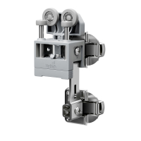 Ролик верхний WingLine L v2.0 правый, без пружины, вес створки до 25 кг, серый (9338941)