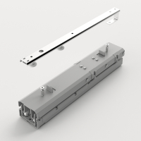 Механізм висування Olona з системою Silent System та плавним відкриванням, срібний (9380990) Hettich