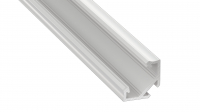 Профиль угловой для ленты LED, длина L=4150 мм, белый