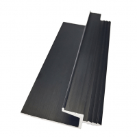 Врізний профіль-ручка PR-5, 18 мм, L=5 м, чорний фактура, Elite