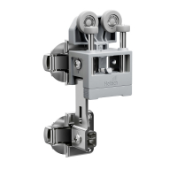 Ролик верхний WingLine L v2.0 левый, без пружины, вес створки до 25 кг, серый (9338567)