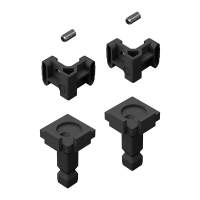 Комплект фурнитуры для полки FurnSpin Cadro, матовый белый (9360734) Hettich