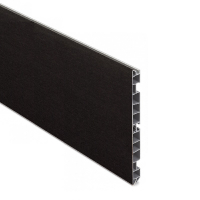 Цоколь пластиковий Scilm H=150 мм, L=4000 мм, чорний матовий