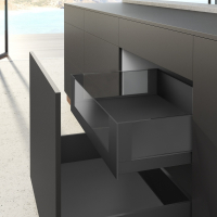 Внутренний ящик AvanTech YOU Inlay, высота 187 мм, NL 500 мм Actro YOU, стекло H=130 мм секция 450 мм, антрацит (18585)