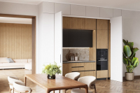 Комплект Kitchen WingLine 230 Pull to move Silent для левой и правой двери, 4 створки, в белом цвете.