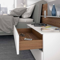 Направляючі Quadro V6 YOU з демпфером Silent System, L-450 мм, EB=21 ДСП до 16 мм, з фіксаторами (21721) Hettich