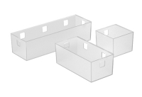 Комплект контейнерів Banio, пластик, прозорий/білий (9153388)