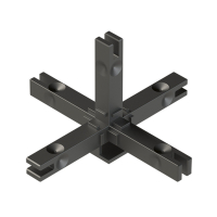 З'єднувальний елемент Cadro, 5-и сторонній, LED, чорний матовий (9303881) Hettich