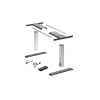 Комплект стола LegaDrive Systems Basic, с электрорегулировкой высоты, серый графит (9193251) Hettich