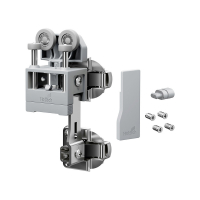 Комплект фурнитуры WingLine L v2.0 для правой двери, 12 кг, без пружины, без нижнего элемента, серый (9339392)