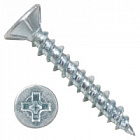 Саморез с потайной головкой 4.0 x 25, оцинкованный (18821)