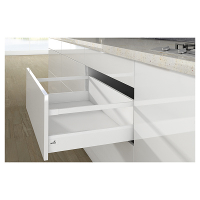 Комплект ящика ArciTech H=218мм L=500мм, с 1 релингом, боковина 94 мм, с доводчиком, белый (17399) Hettich