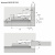 Фурнитура поворотная для раздвижной двери KA 5740, 300 мм (41371) Hettich