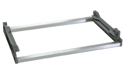 Рама алюмінієва до сушки для посуду 600 мм, колір сірий