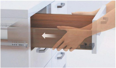 Фіксатор Quadro для дерев'яних ящиків, правий (9144841)