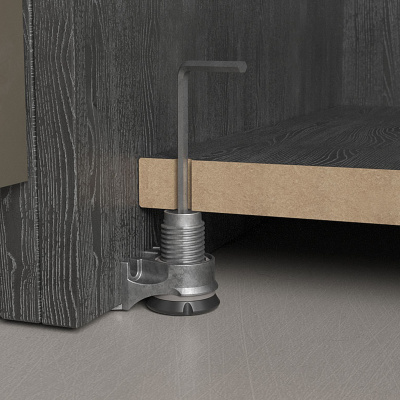 Ніжка Integrato G з шипами, h=25мм/175кг, з регулюванням  (3010602000)