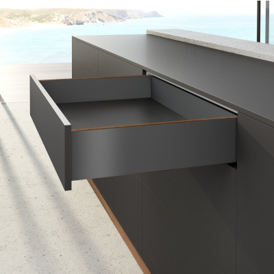 Комплект шухляди AvanTech YOU, висота 139 мм, NL 300 мм, Actro YOU Silent System, антрацит (22330) Hettich