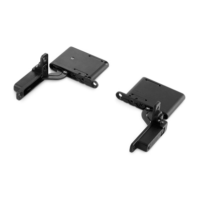 Комплект петель FGV Libera Push 105° обратная пружина, черная, верхняя/нижняя