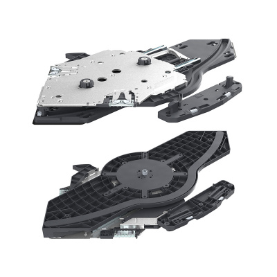 FurnSpin XL с системой Push to open Silent снизу, 120 кг, монтажное положение слева (9349307) Hettich
