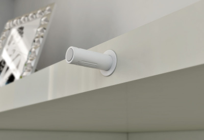 Відштовхувач K-Push L=20мм врізний з демпфером, сірий, Italiana ferramenta