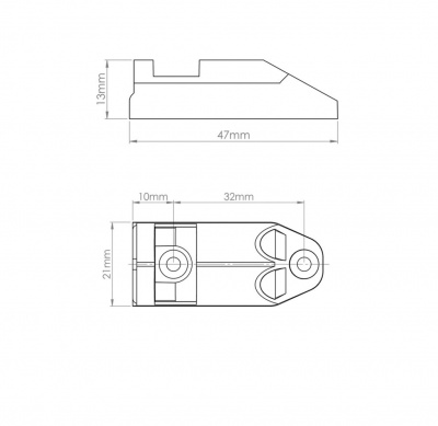 Демпфер Airtic:  наклад. сер. двойной