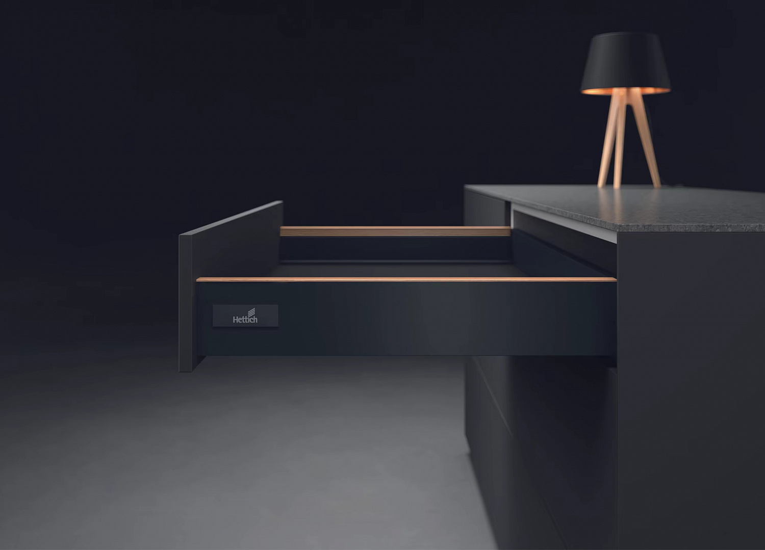 Система висувних шухляд Atira