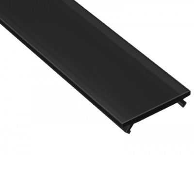 Профиль д/ленты LED рассеиватель, черный
