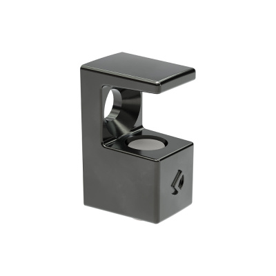 Полкодержатель GRACE для стекла 5-6мм, черный никель, Italiana Ferramenta