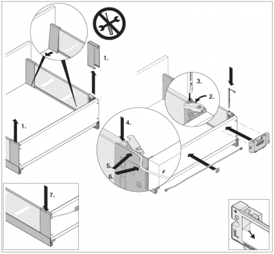 Комплект LED освещения для ящика AvanTech YOU Inlay (9305747)
