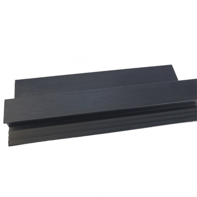 Врезной профиль-ручка PR-8, 18 мм, L=5 м, черная фактура, Elite