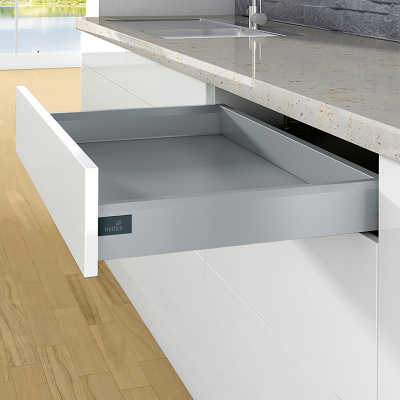 Боковина ArciTech L=650 мм H=94 мм, срібло, ліва (9121211)