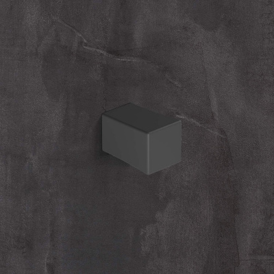 Ручка Cadria, 18х18 мм, H27 мм, матовий чорний (9303938)