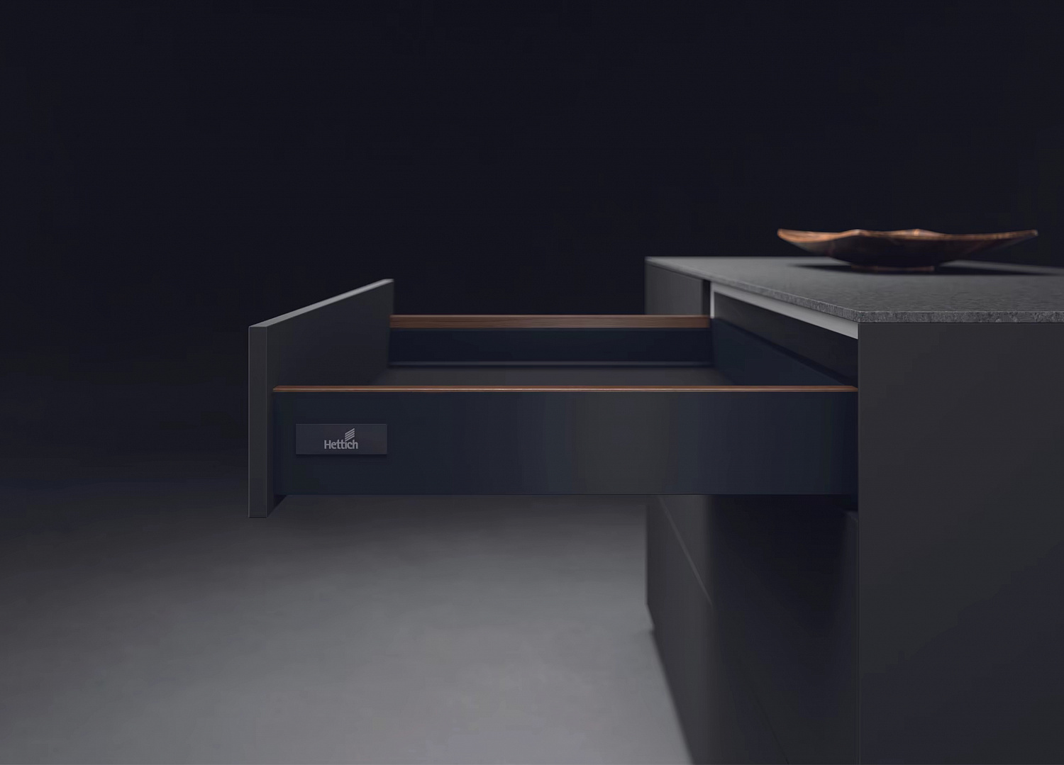 Система висувних шухляд Atira