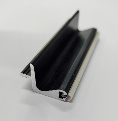 Gola Профиль в верхний модуль, L=5м черный фактура