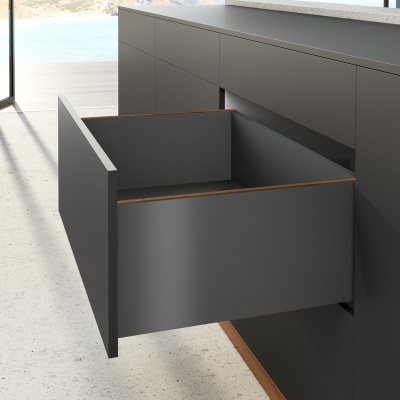 Комплект шухляди AvanTech YOU, висота 251 мм, NL 350 мм, Actro YOU Silent System, антрацит (15036) Hettich