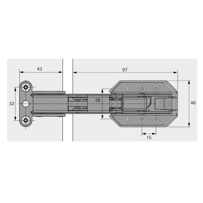 Петля KAMAT для холодильника (9239784)