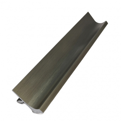 Врезной профиль-ручка PR-6, 18 мм, L=5 м, шампань фактура, Elite