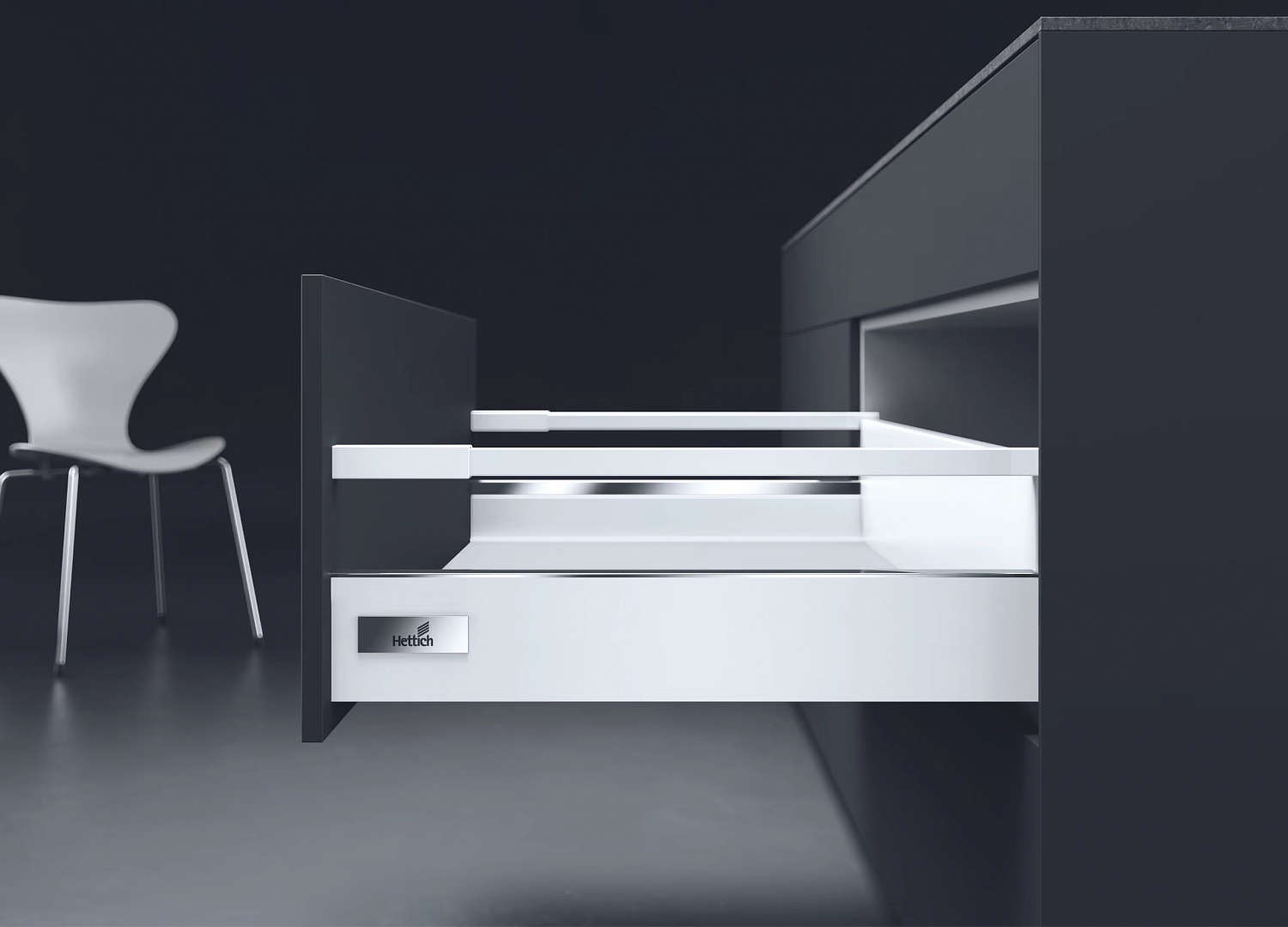 Система висувних шухляд Atira