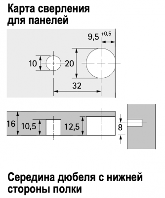 Стяжка VB 36/16, цинк (9117713)